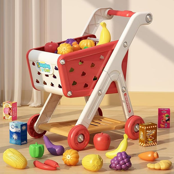 Super Carrinho de Compras Infantil -24 peças