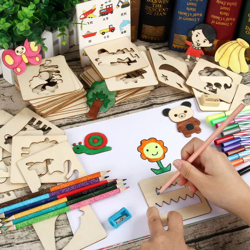 Kit de Ferramentas de Desenho Educacional para Crianças