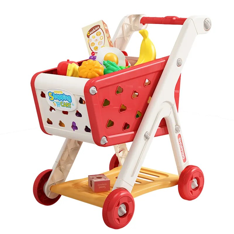 Super Carrinho de Compras Infantil -24 peças