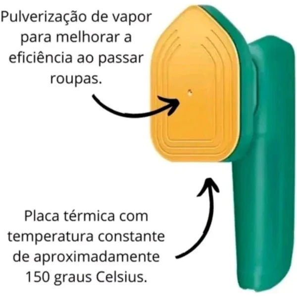 Mini Ferro a Vapor Portátil